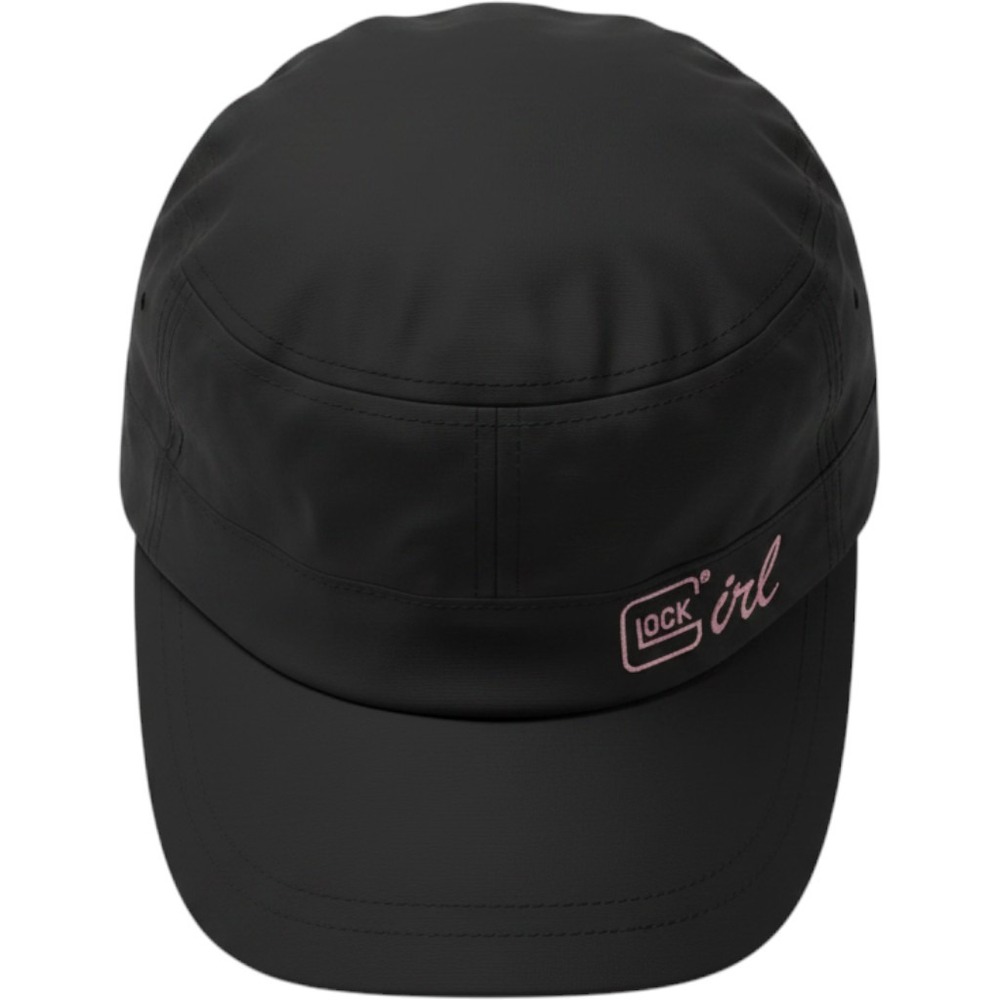 Glock Girl Black Cadet Hat Pink Logo Adjustable Military Style Cap Tactical